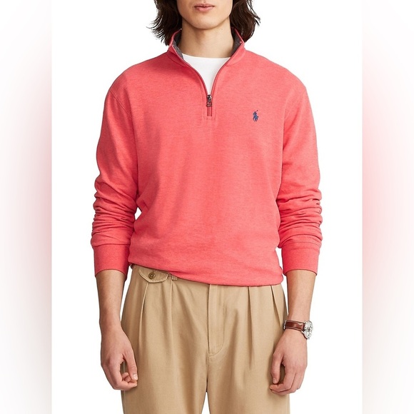 Polo Ralph Lauren - Jersey Quarter-Zip Sweater - Picture 1 of 15